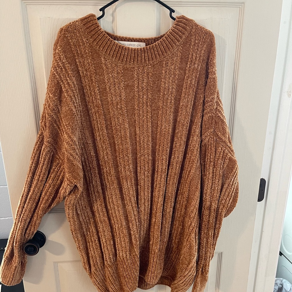 Golden chenille sweater size 2x